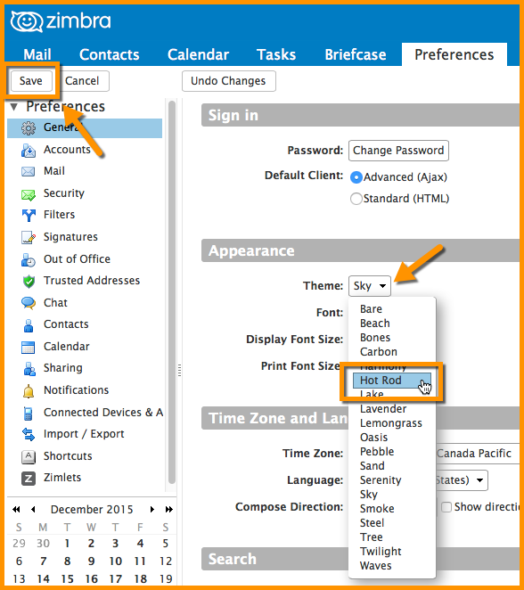 Did You Know? Change Your Zimbra Theme Zimbra Blog