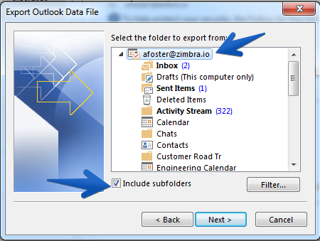 zimbra outlook migration tool