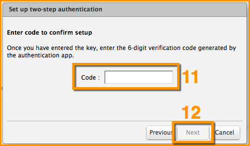 Zimbra 2FA Setup