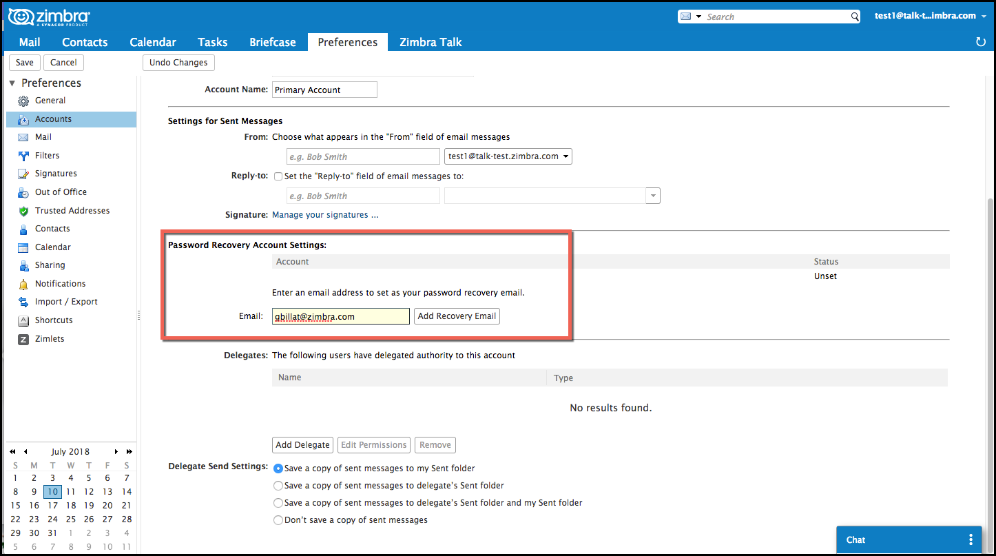 Did You Know? Password Reset in Zimbra 8.8.9 - Zimbra : Blog