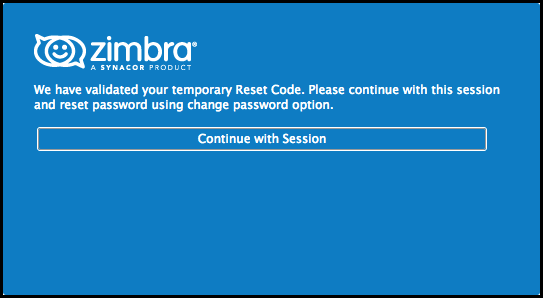 Zimbra password reset from webmail - Diadem Technologies : Support  Knowledgebase