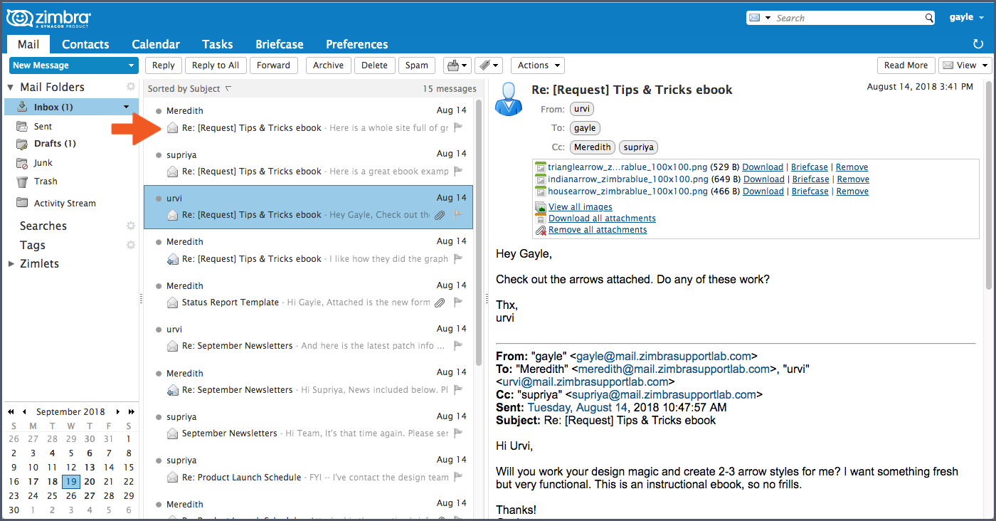 Power Tip Tuesday - Switch btwn Conversation & Message Views - Zimbra : Blog