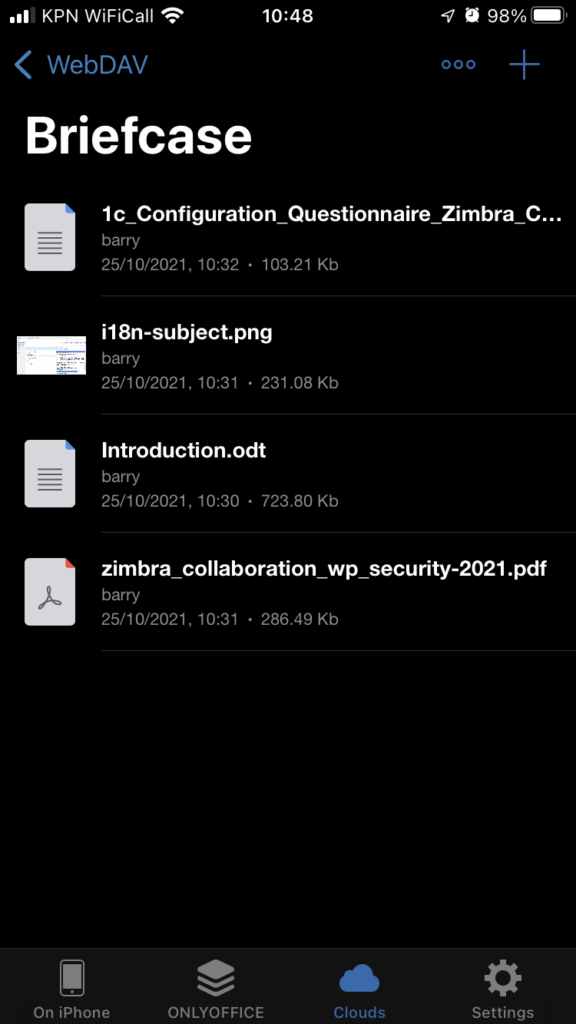 Zimbra Did You Know Use Zimbra Briefcase on Mobile with OnlyOffice