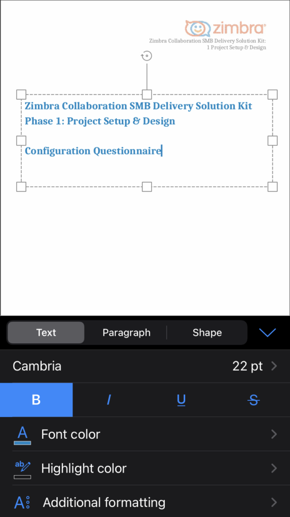 Zimbra Did You Know Use Zimbra Briefcase on Mobile with OnlyOffice