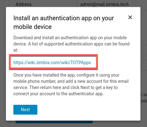 Install an authentication app on your mobile device