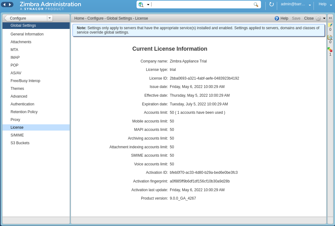 Let's setup Zimbra 9.0.0 on Ubuntu 18.0.4 and configure letsencrypt SSL  certificates on it - Postbox Consultancy Services