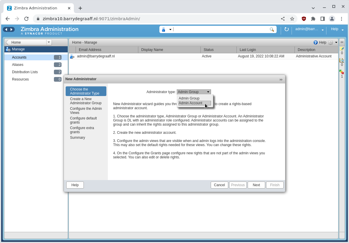 How to delegate accounts in Zimbra? – bTactic Open Source&Cloud Solutions