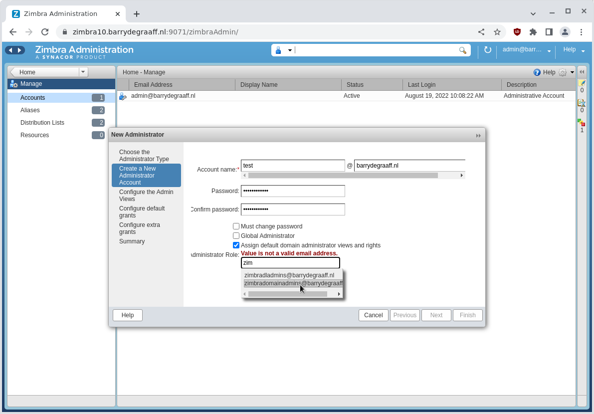 How to delegate accounts in Zimbra? – bTactic Open Source&Cloud