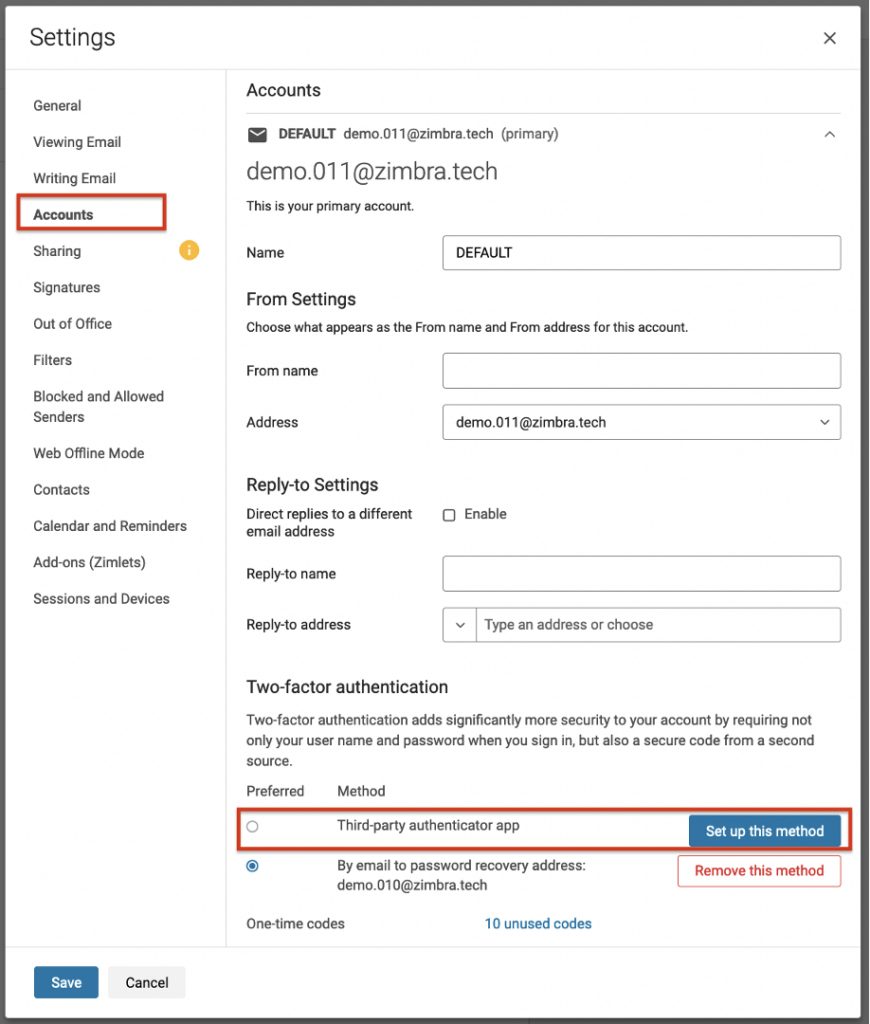 How to setup 2FA with authenticator apps