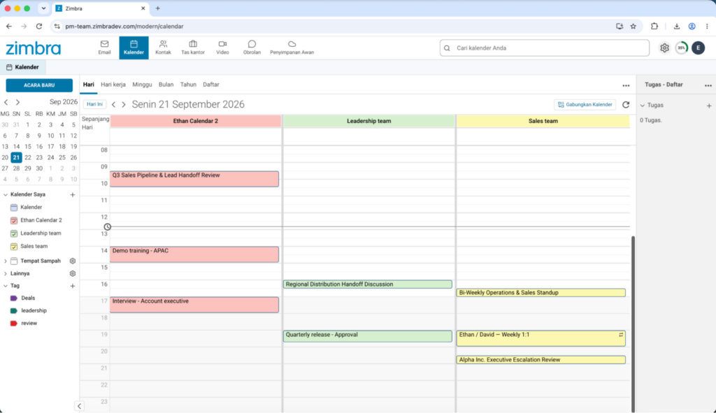 Modern Web App UI in Bahasa Indonesia